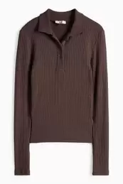 Poloshirt - slim fit - ribstof