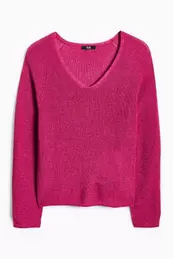 Trui met V-hals