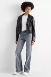 Wide leg jeans - mid waist