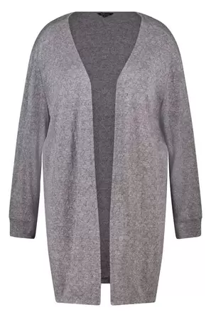 Vest met structuur en glitterdetail