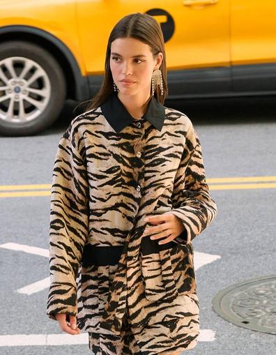 Jacquard Tiger Jack Lichtbruin