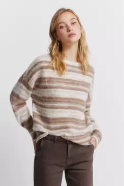 Ombré striped jumper