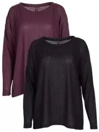 Huispak top zwart of paars maat S – XL