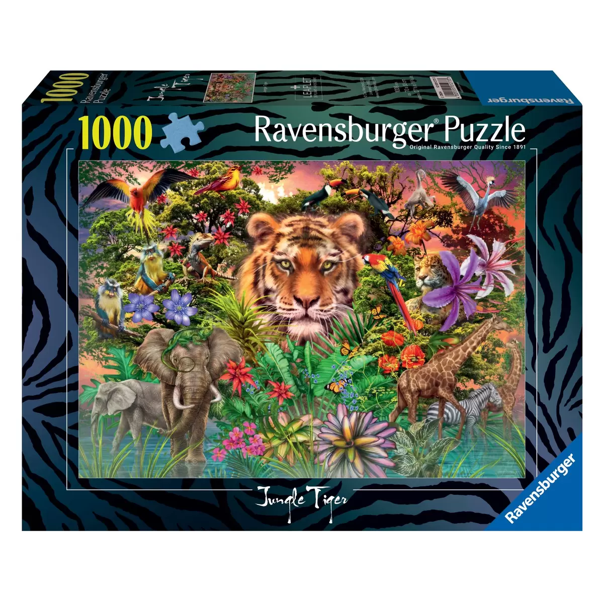 Ravensburger Puzzel Jungle Tiger 1000 Stukjes
