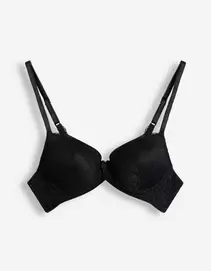 T-shirt-bh - met beugel - zwart