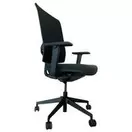 Bureaustoel zwart refurbished