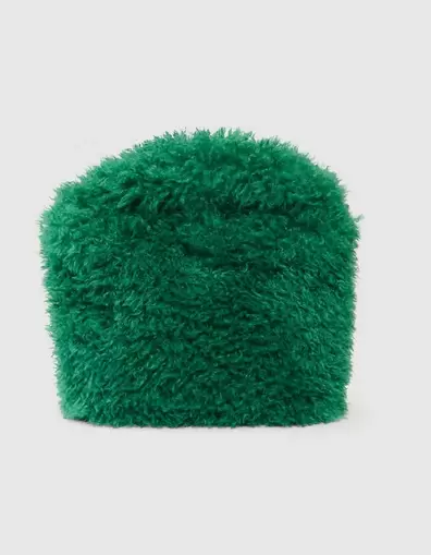 Fluffy Fur Tas Donkergroen