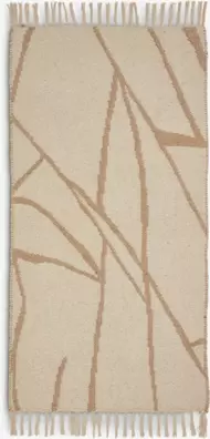 Vloerkleed PLATAN 60x120 beige/naturel