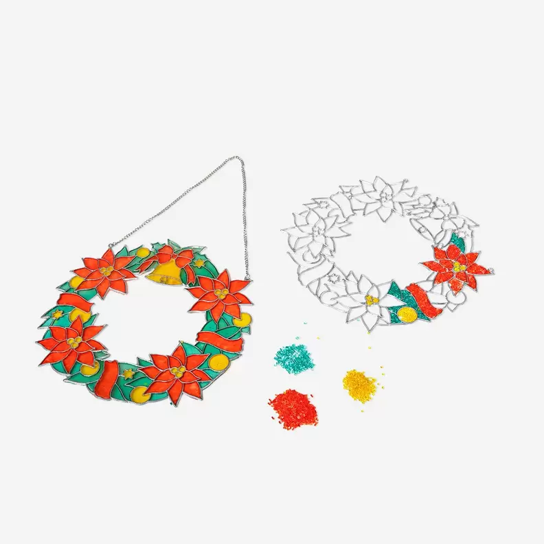 DIY glas-in-lood krans