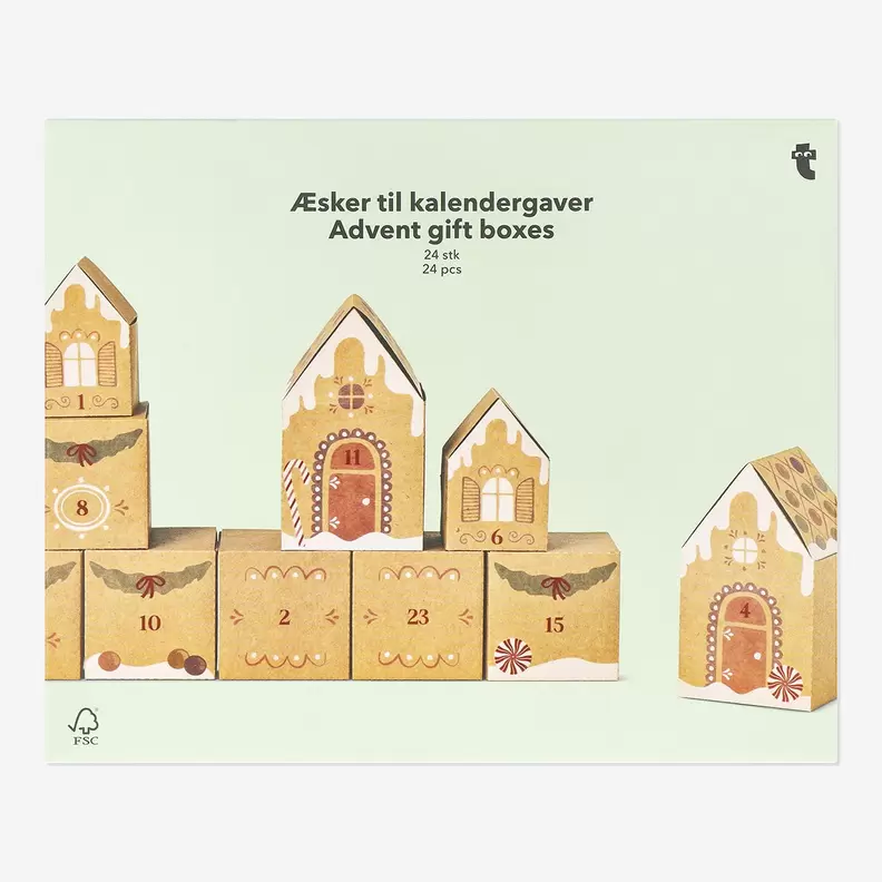 Advent geschenkdozen - 24 stuks