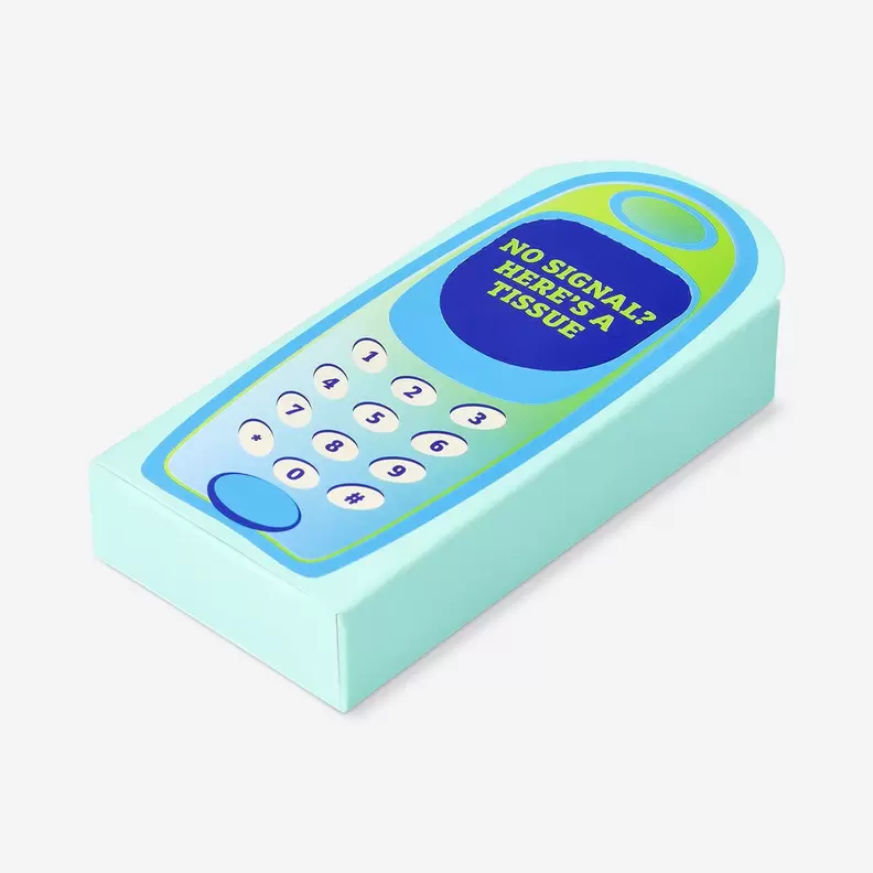 Zakdoekjes als retro telefoon - 10 stuks