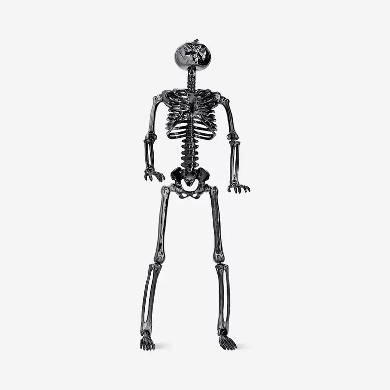 Decoratief olievlekken skelet