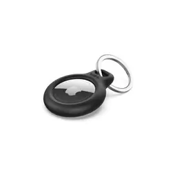 Secure Airtag sleutelhanger - Zwart