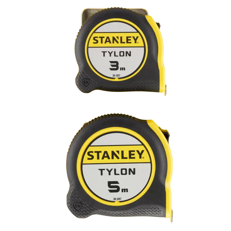 Duopack: Rolbandmaat Tylon 3m-12,7mm +5m-19mm