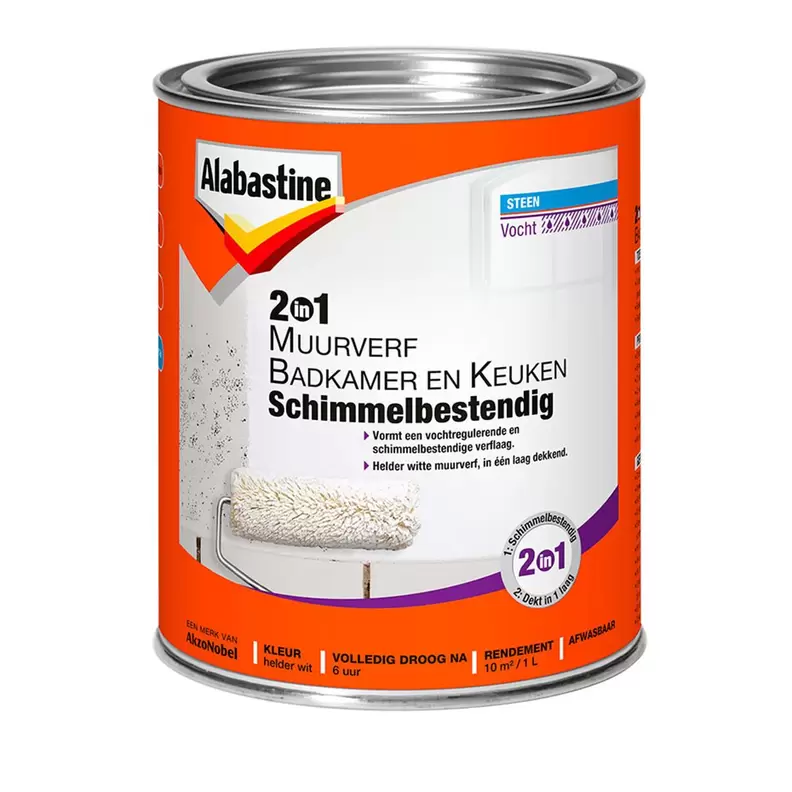 Alabastine muurverf 2 in 1