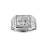 Nomelli Iniziali Paolo ring (14k white-gold)