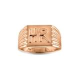 Nomelli Iniziali Paolo ring (14k rose-gold)