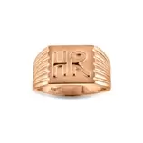 Nomelli Iniziali Paolo ring (9k rose-gold)