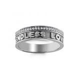Nomelli Goia Veretta ring (9k white-gold) (CZ54x1mm)