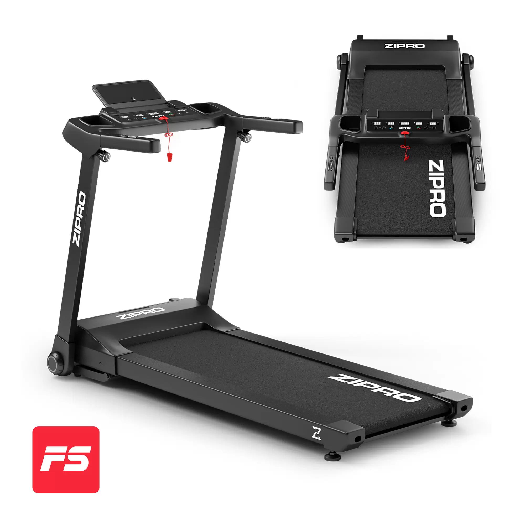 Loopband Zipro Ramble 125 x 45 cm 16 km/u compact, opvouwbare, tilt