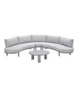 Mallorca loungeset 4-delig - taupe