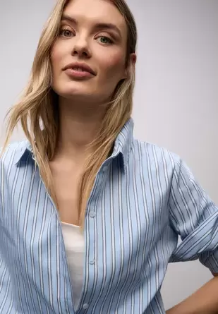 Gestreept overhemd blouse