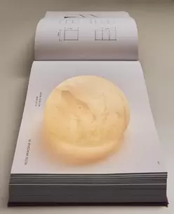 RONDE ALBASTEN TAFELLAMP