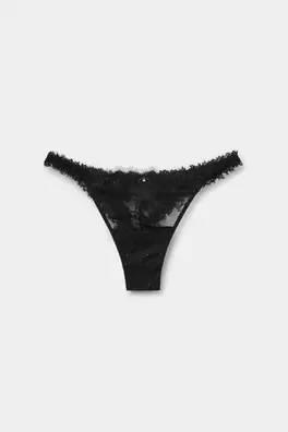 Glimmer of Pleasure Brazilian Briefs with Side Str...