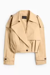 Korte trenchcoat