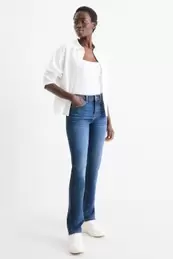 Straight jeans - mid waist - shaping jeans - LYCRA®