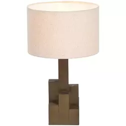 Tafellamp May naturel E27 - 46x28x28 cm