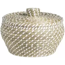 Mand Noa - naturel zeegras - 20xØ27xØ22 cm