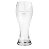Weizen bierglas met naam graveren