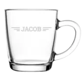 Theeglas graveren