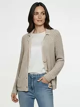 Gebreid jasje met reverskraag