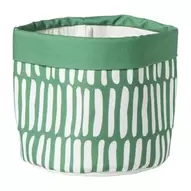 Broodmandje groot - donkergroen - ø20x18 cm