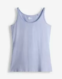 Top - Met stretch - lichtblauw