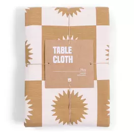 Tafelkleed Noa caramel off white