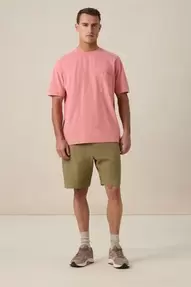 Lichtroze boxy T-shirt