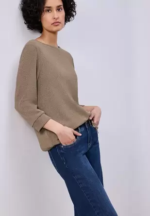 Shirt in effen kleur