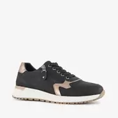 Blue Box dames sneakers zwart goud