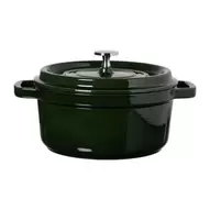 Braadpan - donkergroen - ø22x10 cm