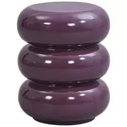 Bijzettafel Vigo - paars - 43xØ35 cm