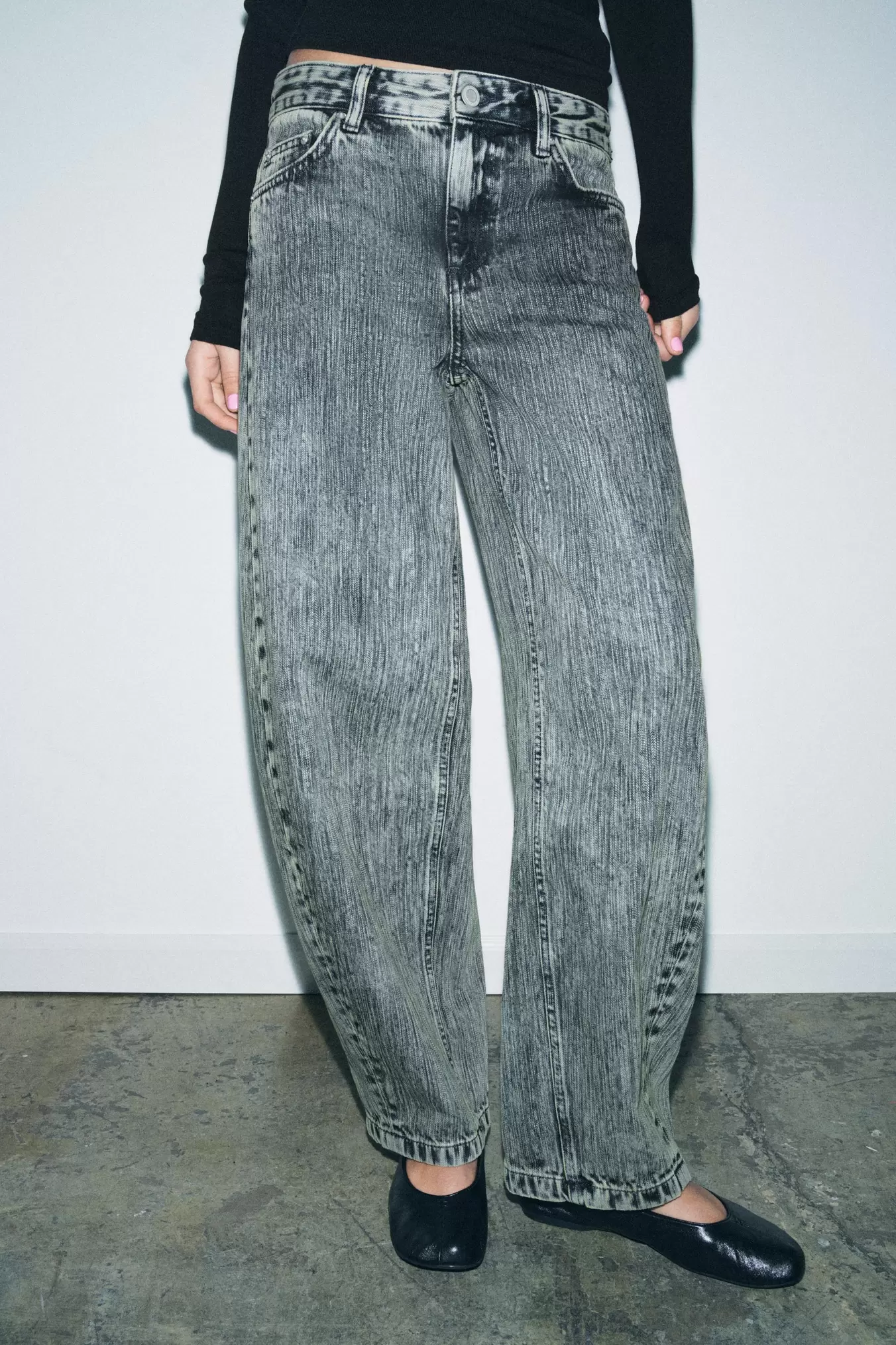 JEANS ZW COLLECTION RELAXED BALLOON HALFHOGE TAILLE