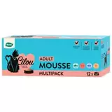 Natvoer voor katten Adult mousse multipack 12 x 85 g