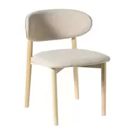 Eetkamerstoel Niki - wit - 78x55x54 cm