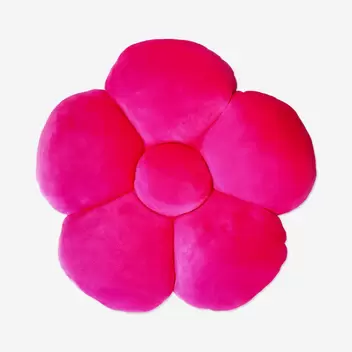 Pink flower cushion