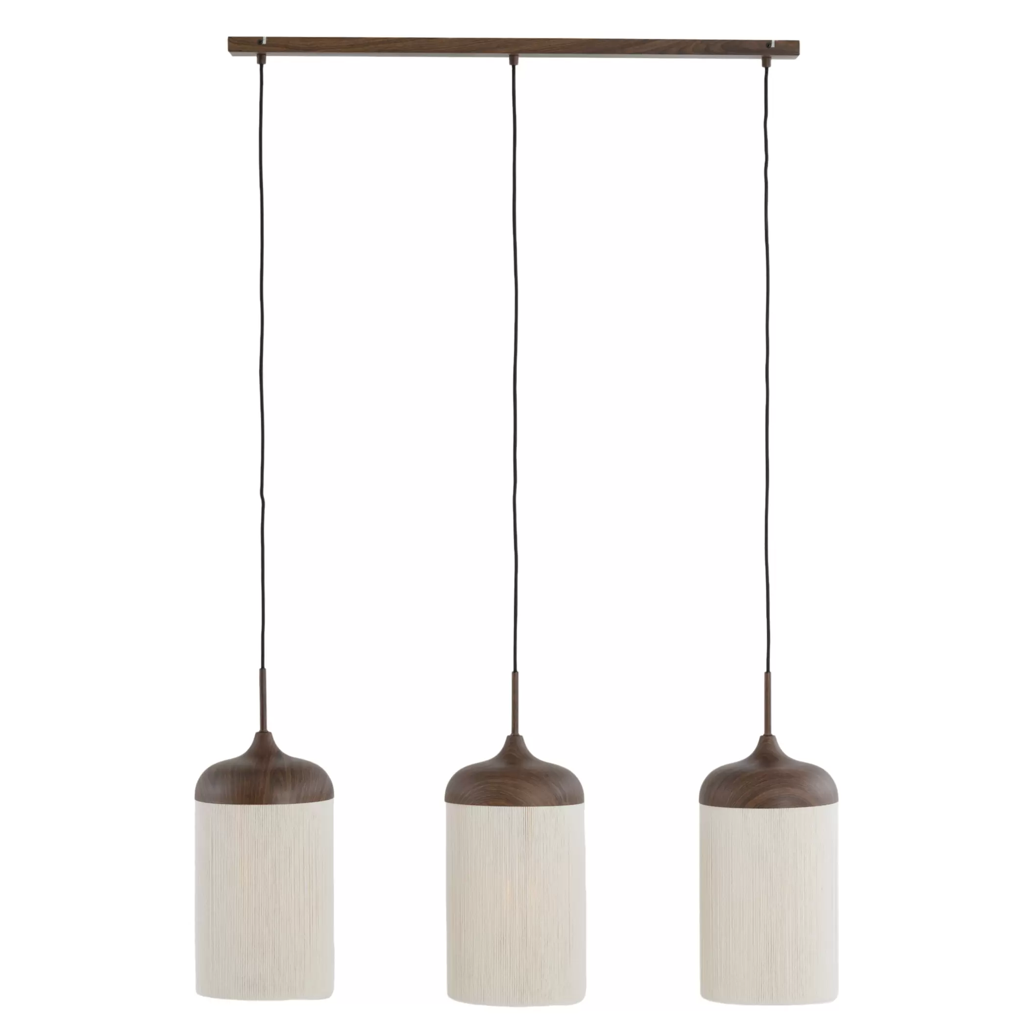 Light & Living Hanglamp Dania Bruin - 3 x E27 - 90 cm breed