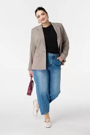 Ballon jeans met siernaden