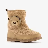 Blue Box meisjes teddy laarsjes met ritszakje bruin